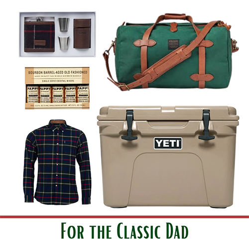 Gift ideas for the classic dad.