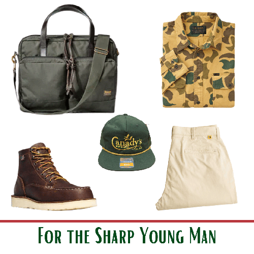 Gift ideas for the sharp dressed young man.