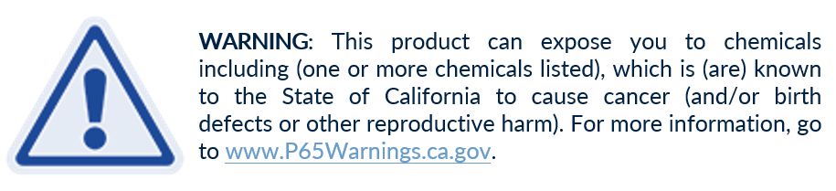 Proposition 65 Warning icon